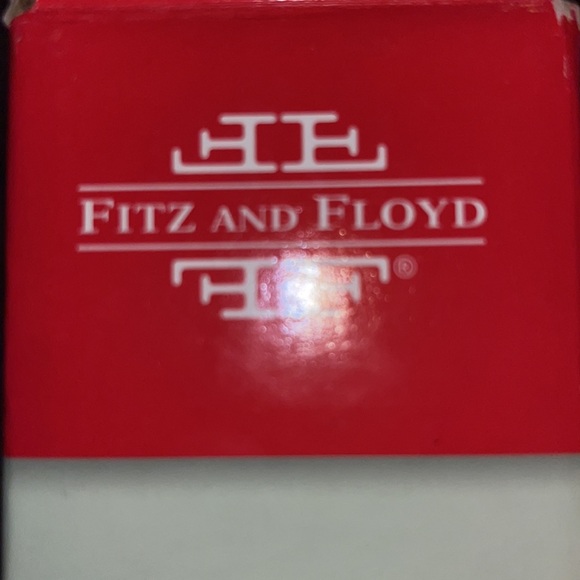 Fitz & Floyd - Santa Server Snack Therapy 13"  Holiday Tray NIB - Picture 11 of 12